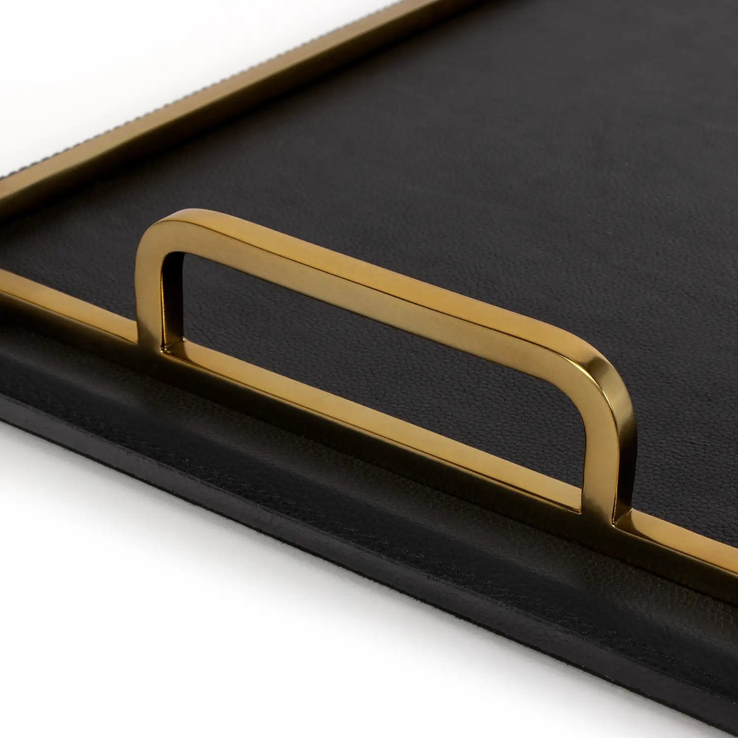 Regina Andrew GREYSON LEATHER RECTANGLE TRAY - Decorative Accents
