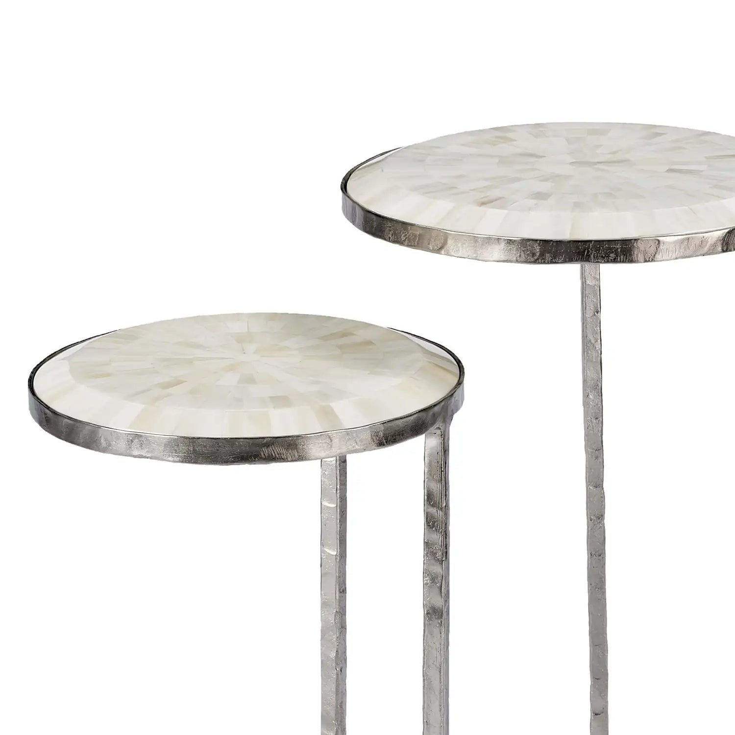 Regina Andrew BONE VENEER NESTING TABLES - Side
