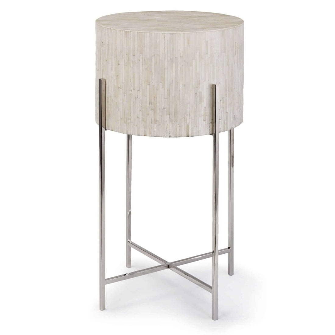 REGINA ANDREW BONE DRUM TABLE - Side