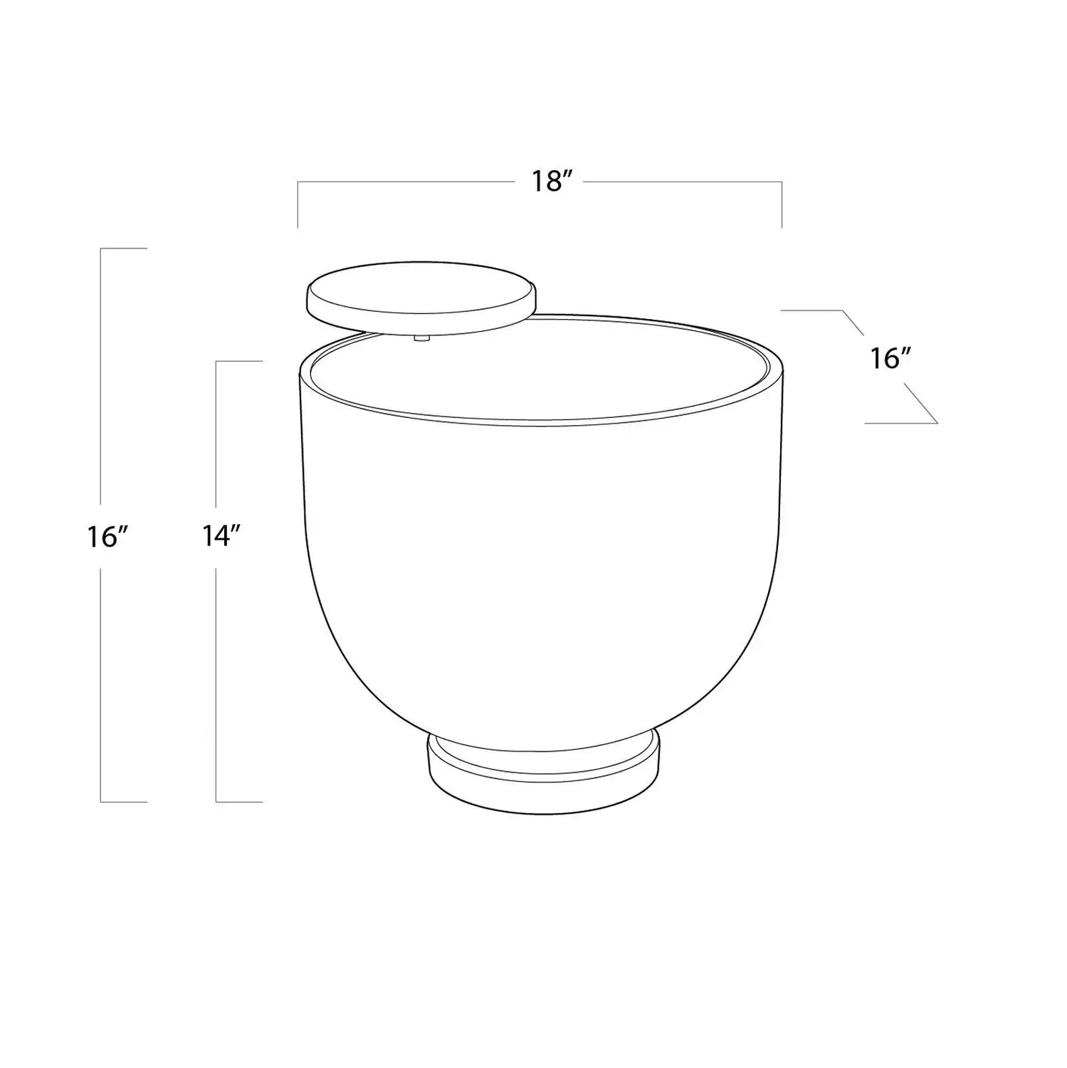 Regina Andrew THEO ACCENT TABLE - Side