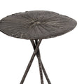 REGINA ANDREW LOTUS TABLE NICKEL - Side