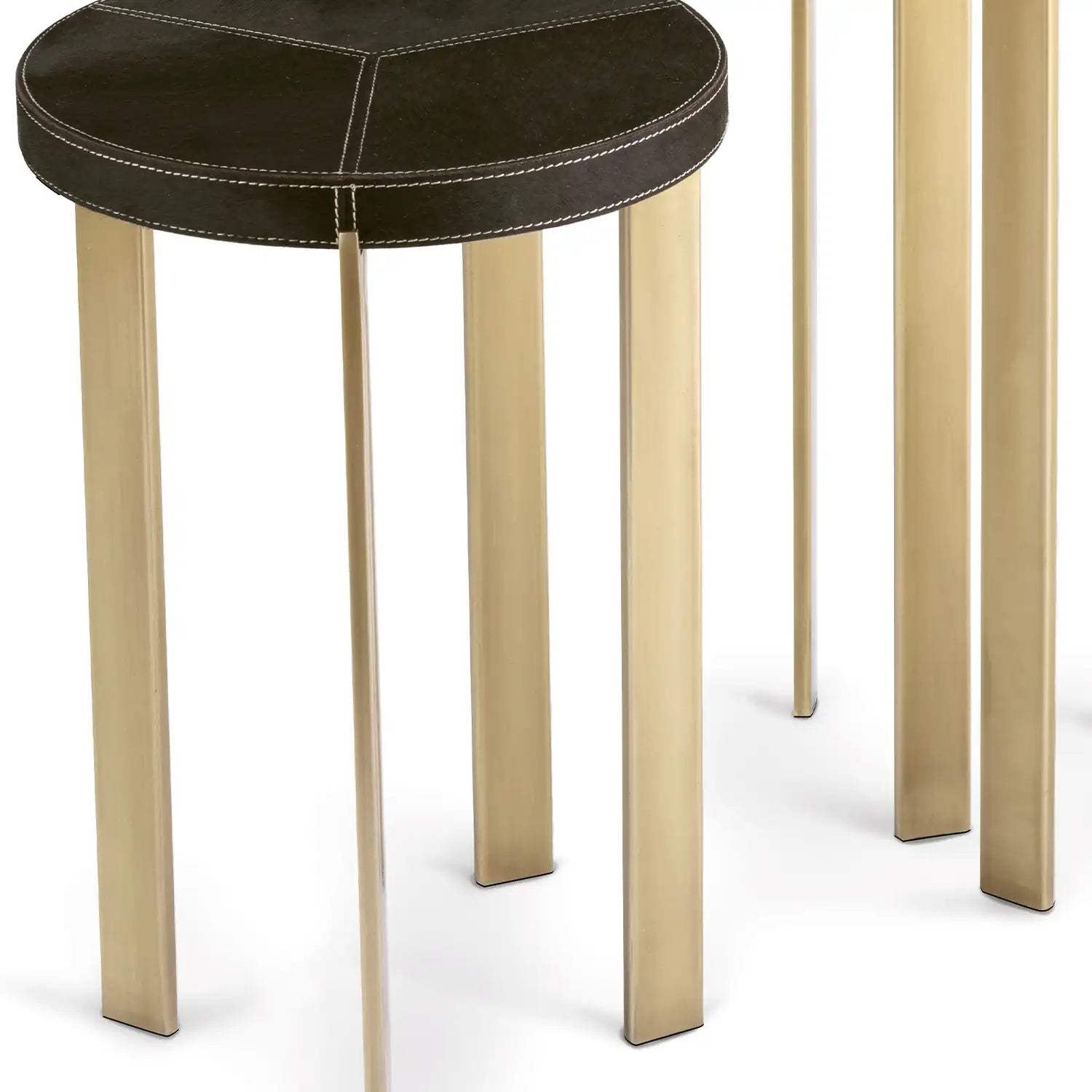 Regina Andrew ANDRES HAIR ON HIDE MIXER TABLE SET - Side