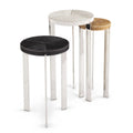 Regina Andrew ANDRES HAIR ON HIDE MIXER TABLE SET - Side