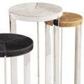 Regina Andrew ANDRES HAIR ON HIDE MIXER TABLE SET - Side