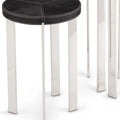 Regina Andrew ANDRES HAIR ON HIDE MIXER TABLE SET - Side