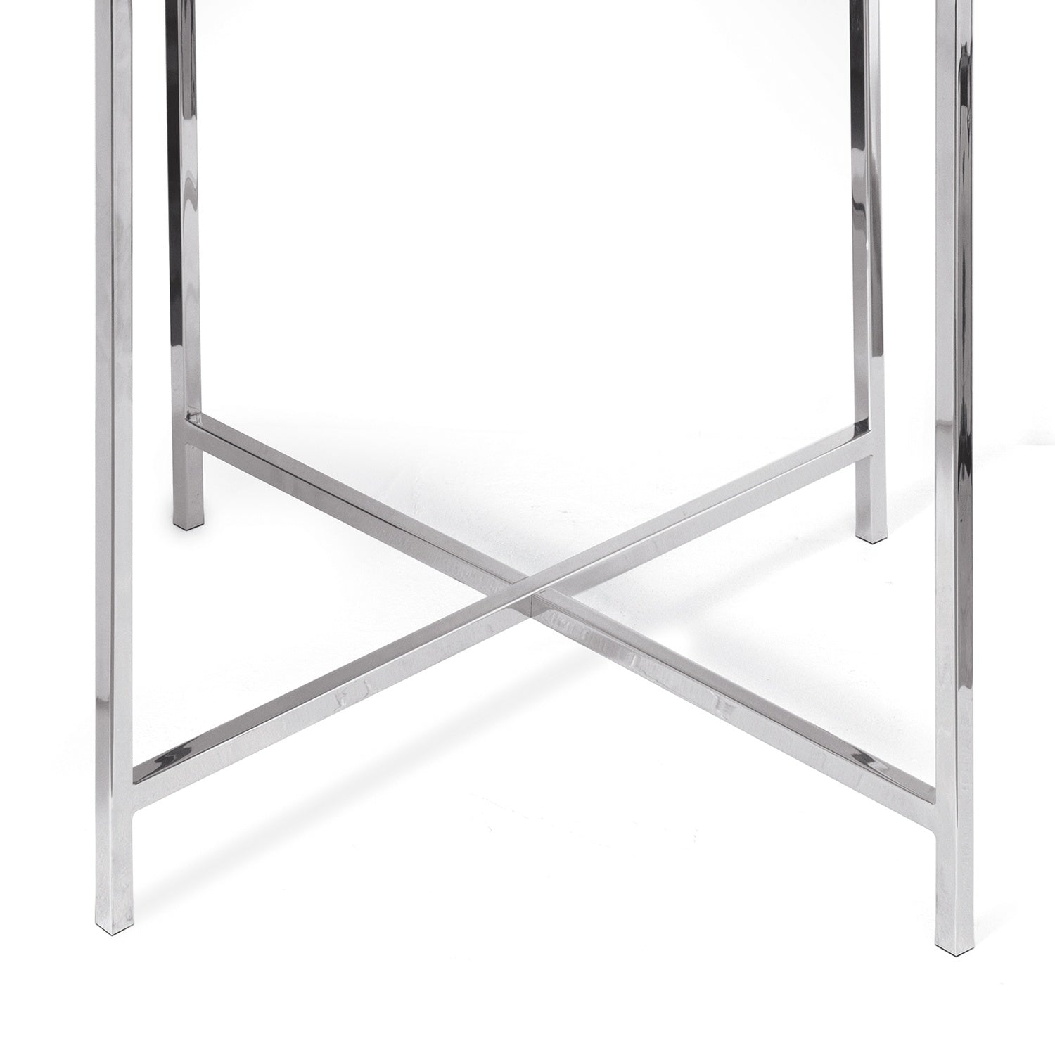 REGINA ANDREW DERBY LEATHER TRAY TABLE - Side