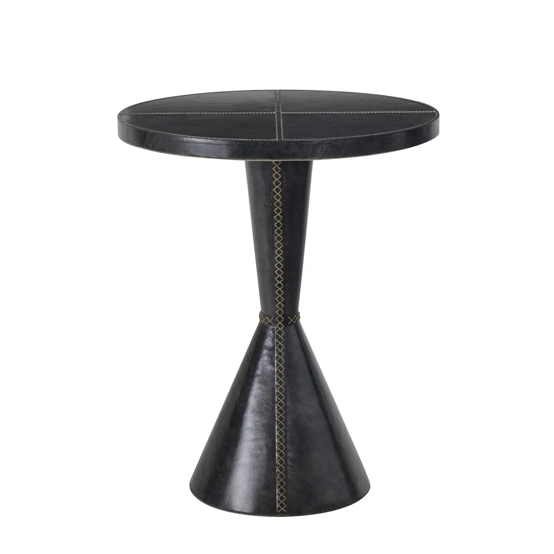 Regina Andrew GABE LEATHER ACCENT TABLE - Side
