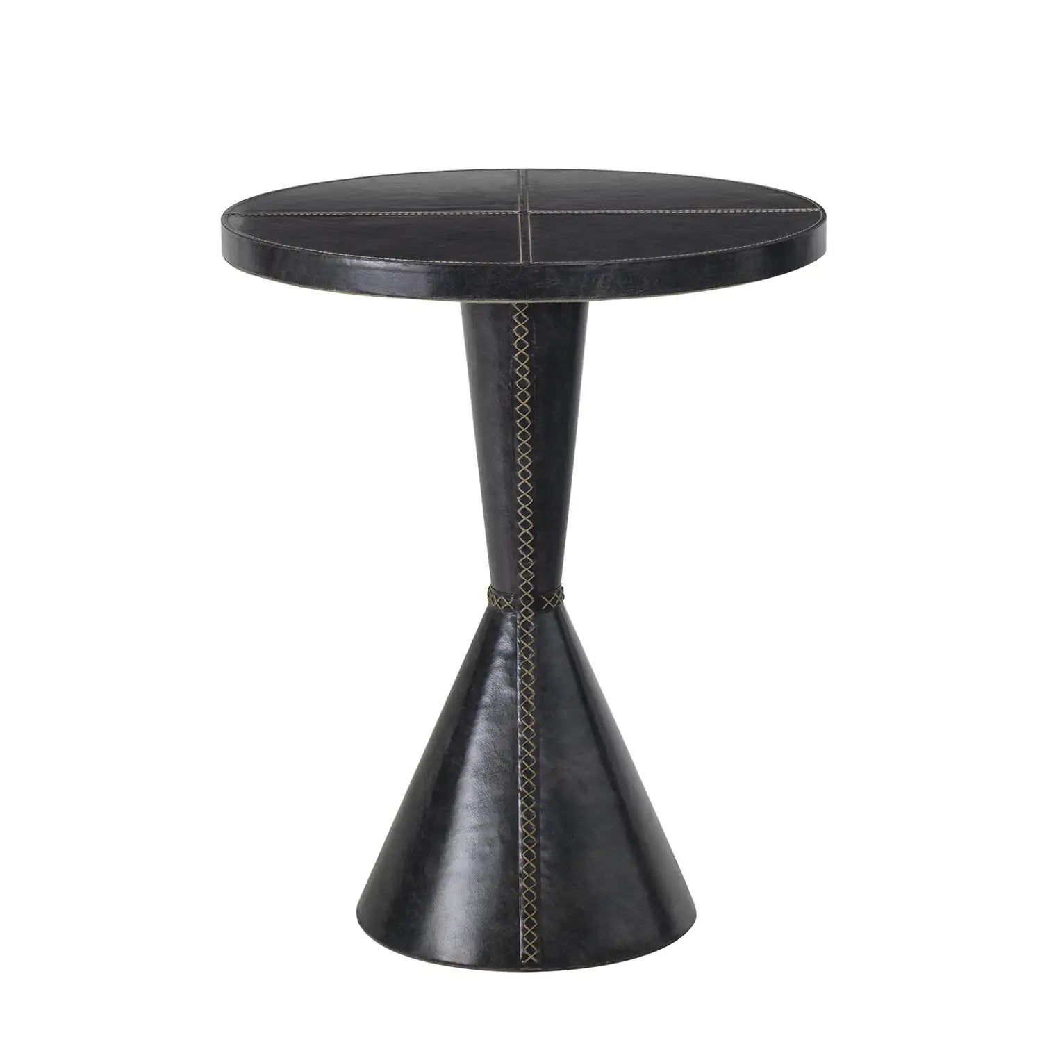 Regina Andrew GABE LEATHER ACCENT TABLE - Side