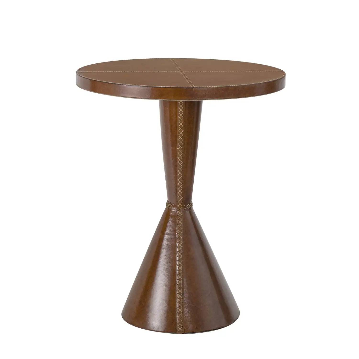 Regina Andrew GABE LEATHER ACCENT TABLE - Side