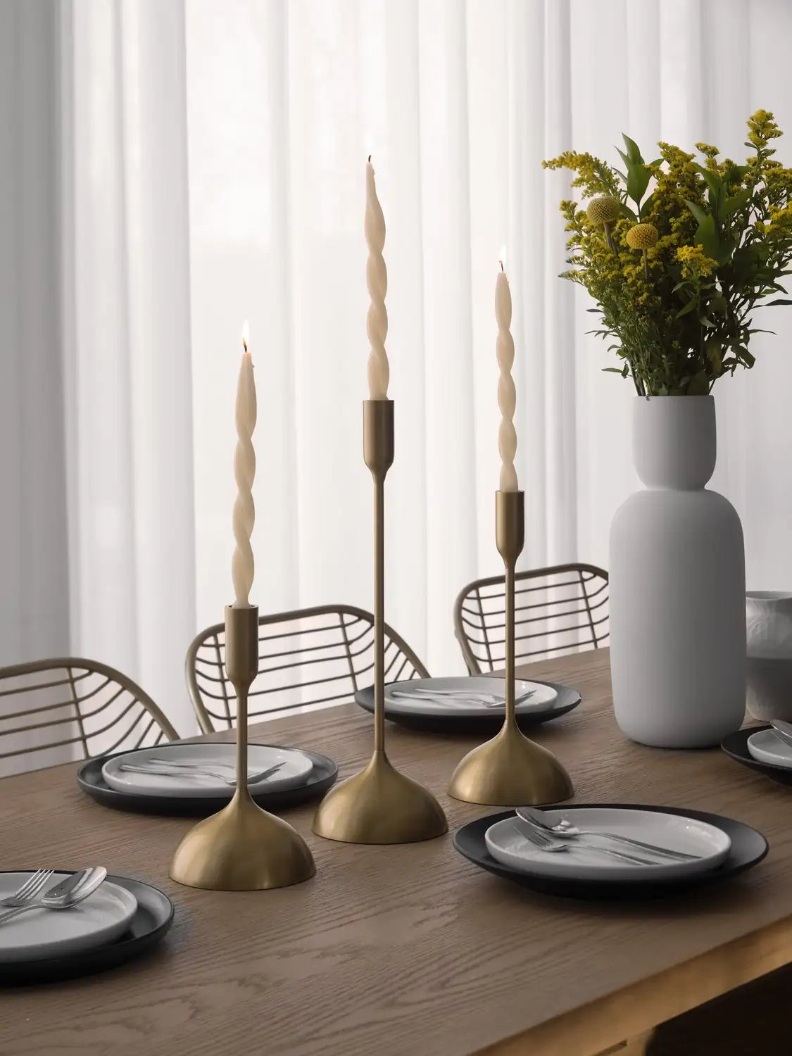 RENWIL FERRIS INDOOR ALUMINUM CANDLE HOLDER - Decorative Accents