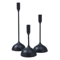 RENWIL CHAMBERS INDOOR ALUMINUM SET OF 3 TAPERED CANDLE HOLDER MATTE - Decorative Accents