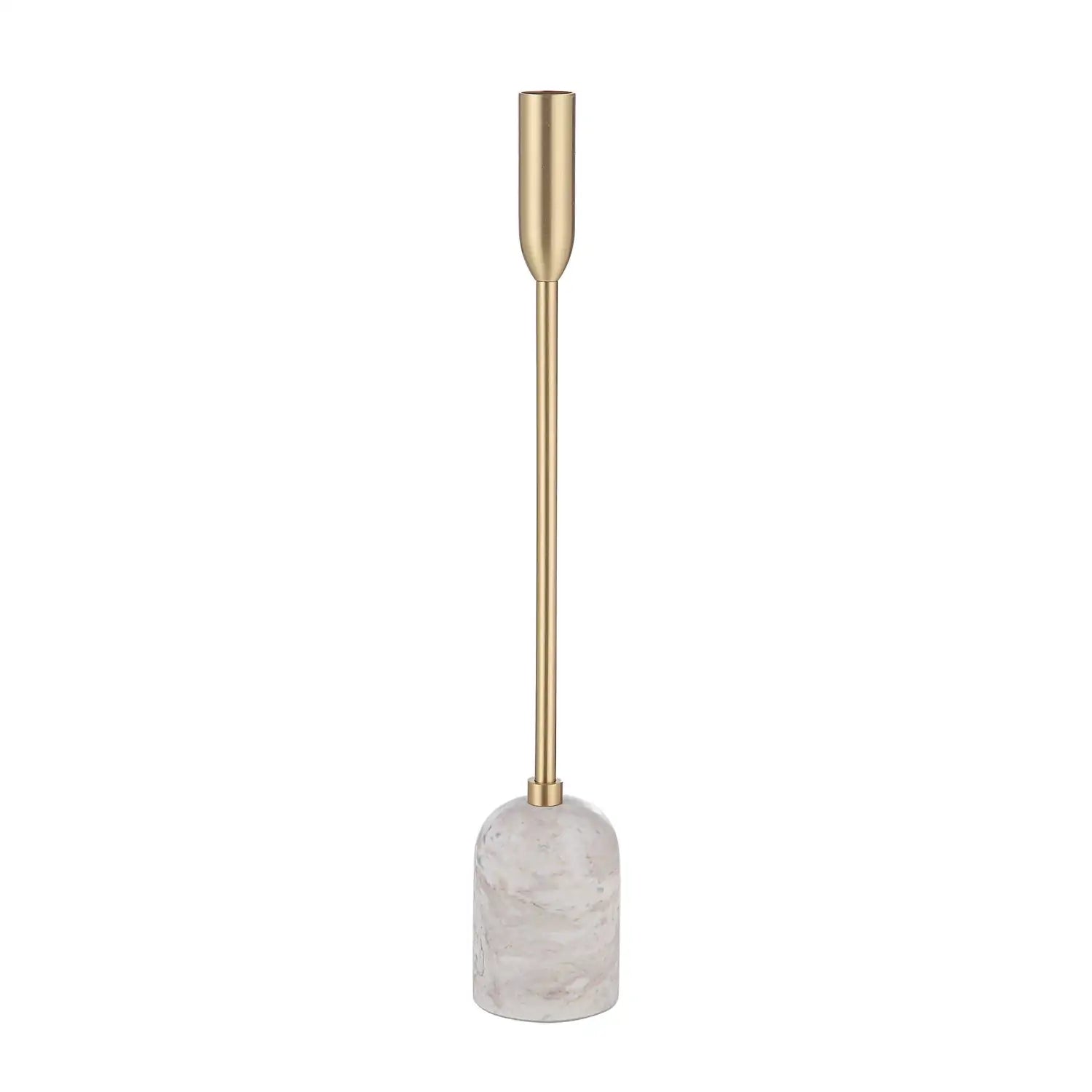 RENWIL MARCHESA INDOOR IRON SET OF 3 TAPERED CANDLE HOLDER SATIN - Decorative Accents