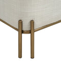 RENWIL MELINE INDOOR IRON STOOL ANTIQUE - Benches, Ottoman, Stools