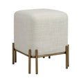 RENWIL MELINE INDOOR IRON STOOL ANTIQUE - Benches, Ottoman, Stools