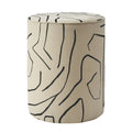RENWIL RACHELLE INDOOR COTTON STOOL - Benches, Ottoman, Stools