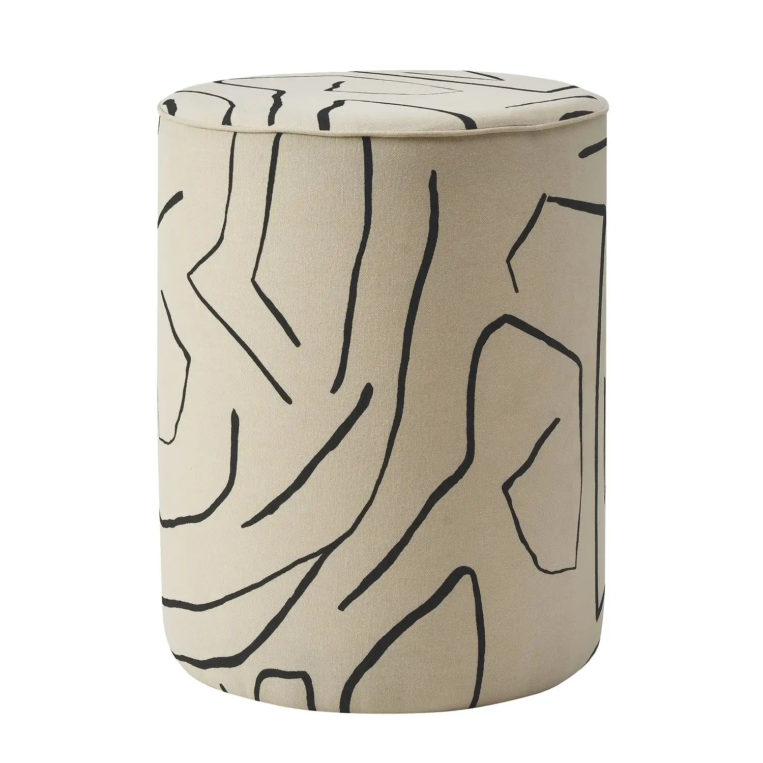 RENWIL RACHELLE INDOOR COTTON STOOL - Benches, Ottoman, Stools