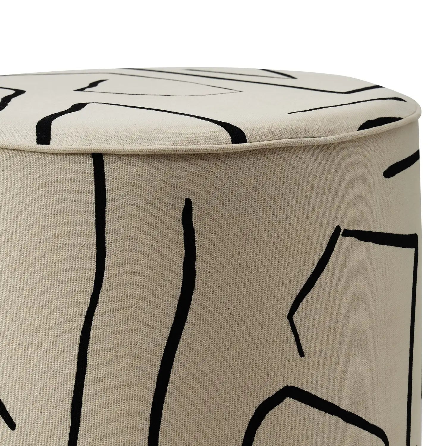 RENWIL RACHELLE INDOOR COTTON STOOL - Benches, Ottoman, Stools