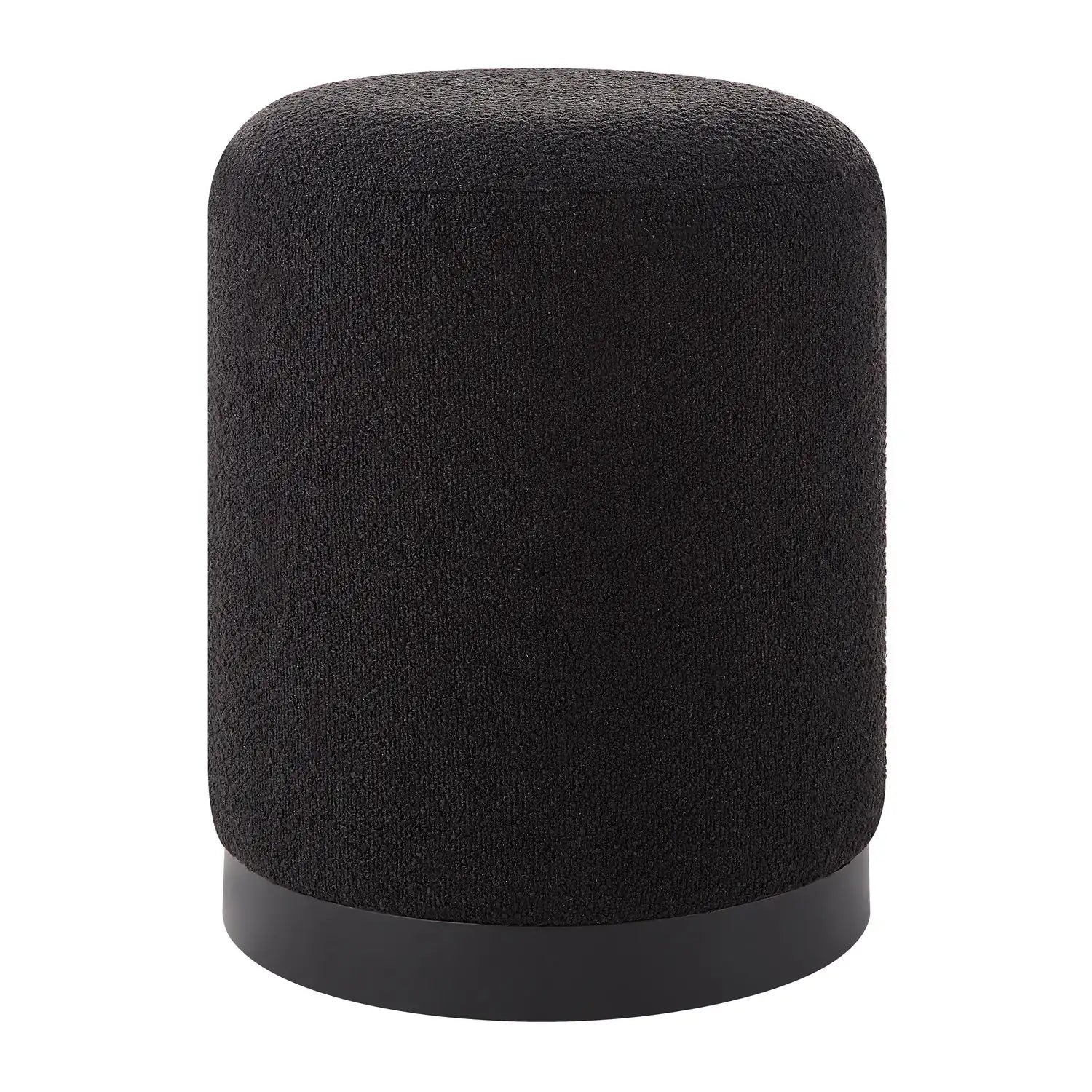 RENWIL CASTILLO INDOOR BOUCLE OTTOMAN - Benches, Ottoman, Stools