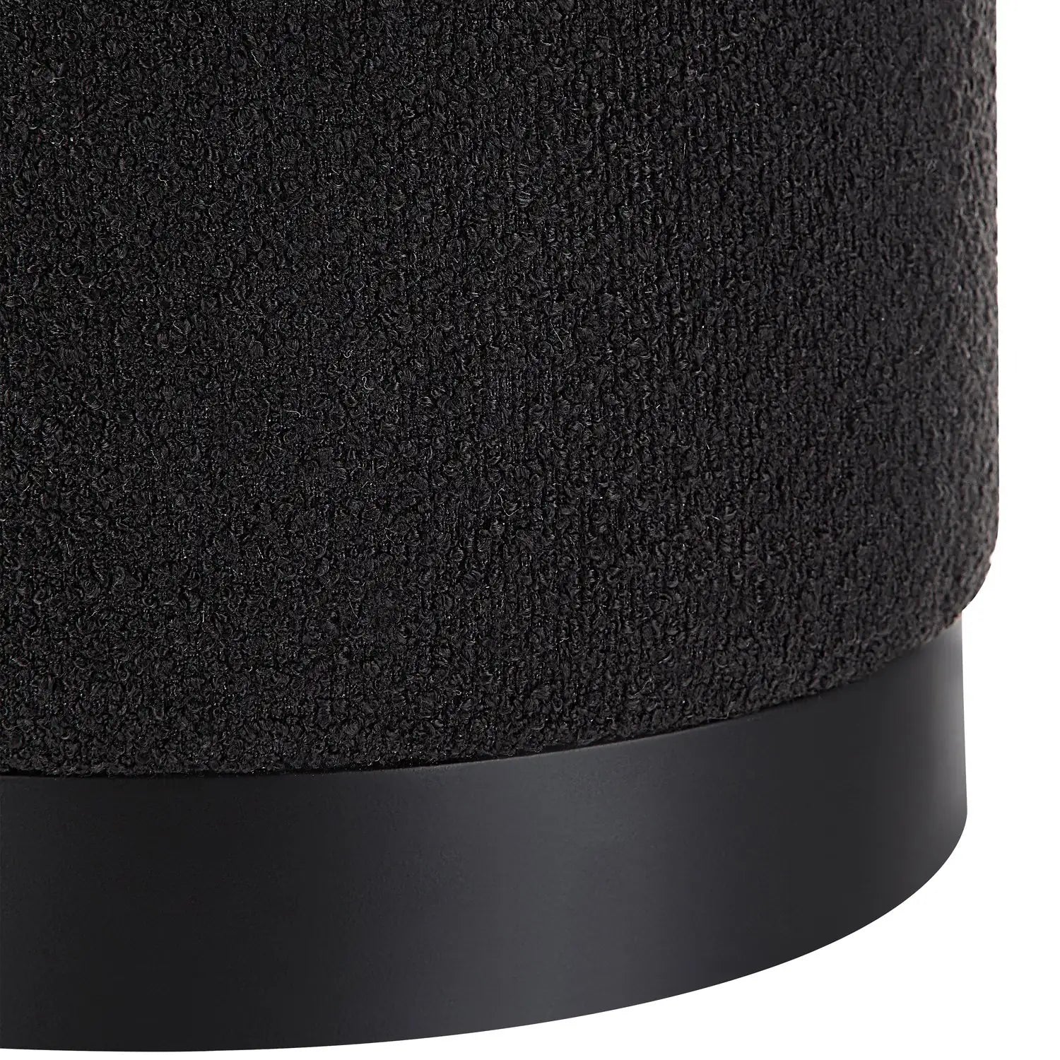 RENWIL CASTILLO INDOOR BOUCLE OTTOMAN - Benches, Ottoman, Stools