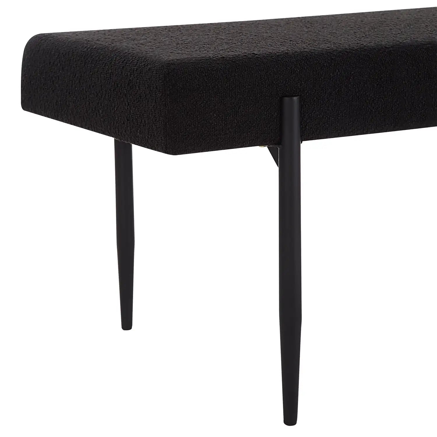 RENWIL LOWE INDOOR BOUCLE BENCH - Benches, Ottoman, Stools