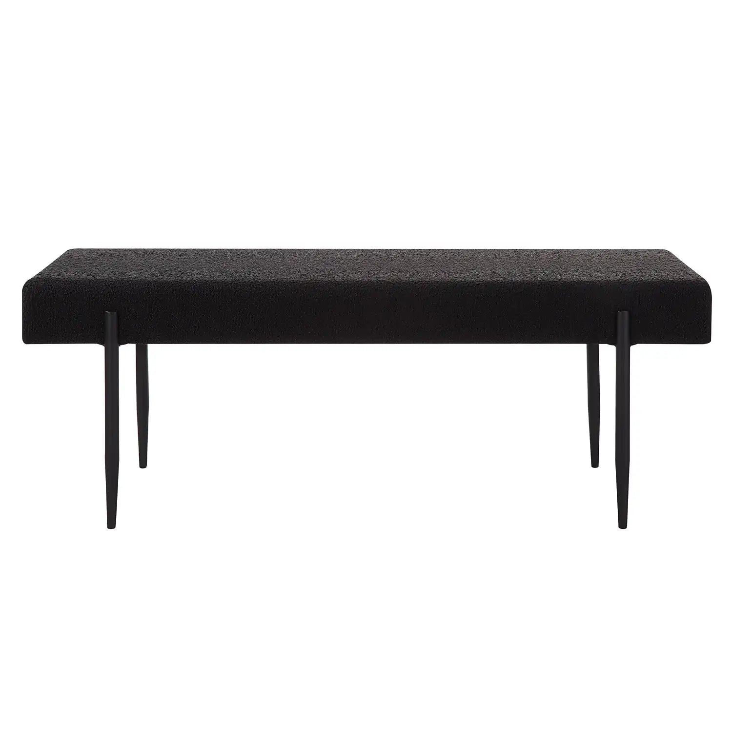 RENWIL LOWE INDOOR BOUCLE BENCH - Benches, Ottoman, Stools