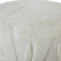 RENWIL TRENTO INDOOR EMBROIDERED STOOL - Benches, Ottoman, Stools