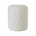 RENWIL TRENTO INDOOR EMBROIDERED STOOL - Benches, Ottoman, Stools