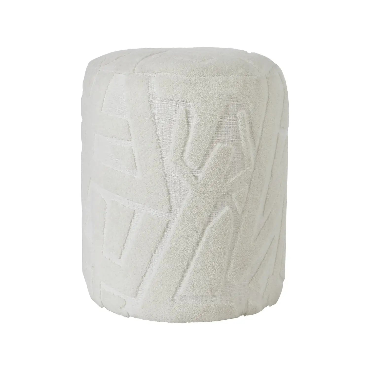 RENWIL TRENTO INDOOR EMBROIDERED STOOL - Benches, Ottoman, Stools