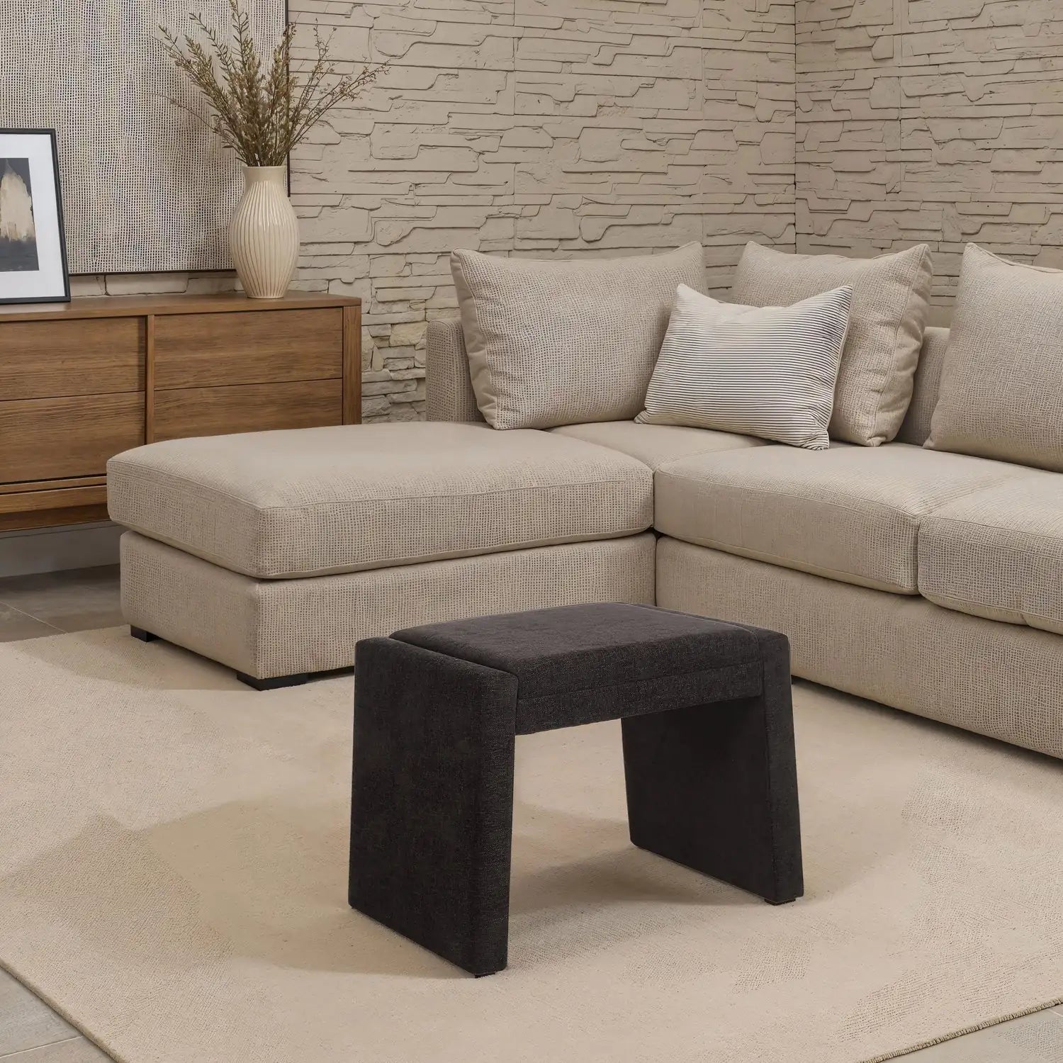 RENWIL MOITA HEIGHT BENCH - Benches, Ottoman, Stools