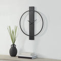 RENWIL ROMANE INDOOR IRON WALL CLOCK MATTE - Decorative Accents