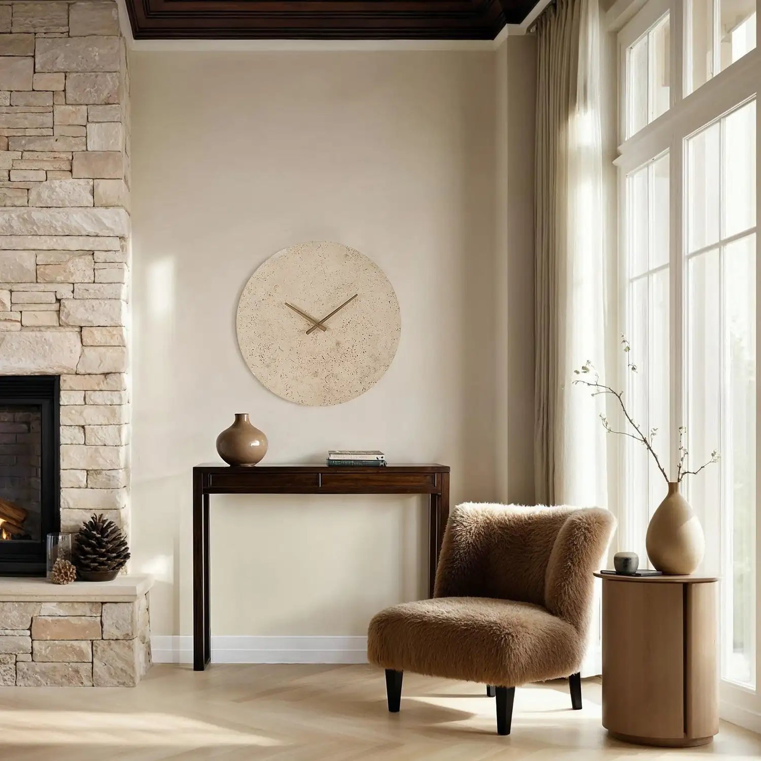 RENWIL FUSION WALL CLOCK - Decorative Accents
