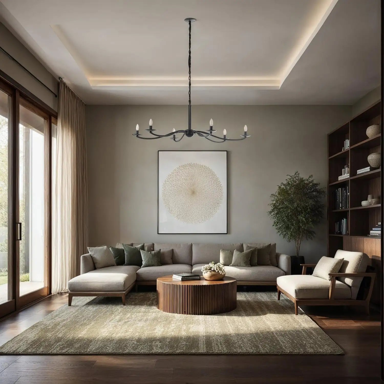 RENWIL, LANDEN CEILING FIXTURE, FLUSH MOUNT CEILING LIGHTS