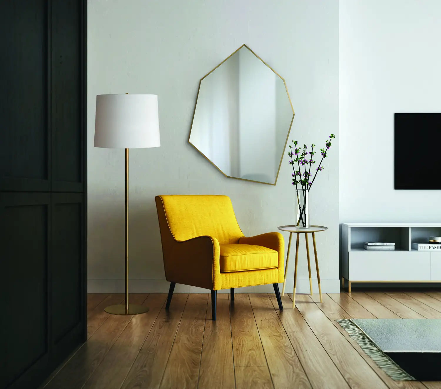 RENWIL, RADISON FLOOR LAMP, FLOOR LAMP