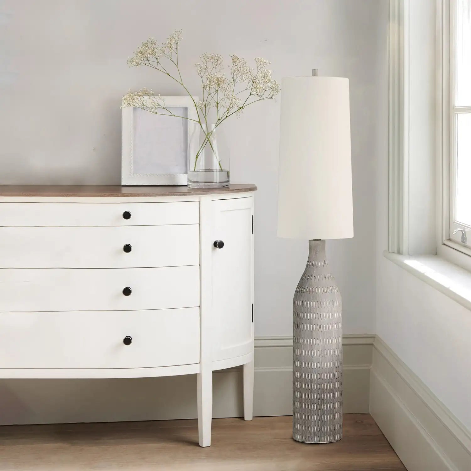 RENWIL, CRIMSOM FLOOR LAMP, FLOOR LAMP
