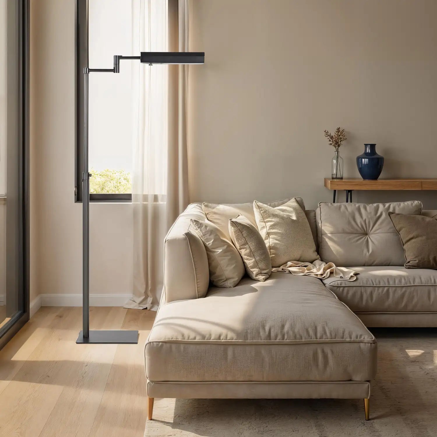 RENWIL, THIVA FLOOR LAMP, FLOOR LAMP