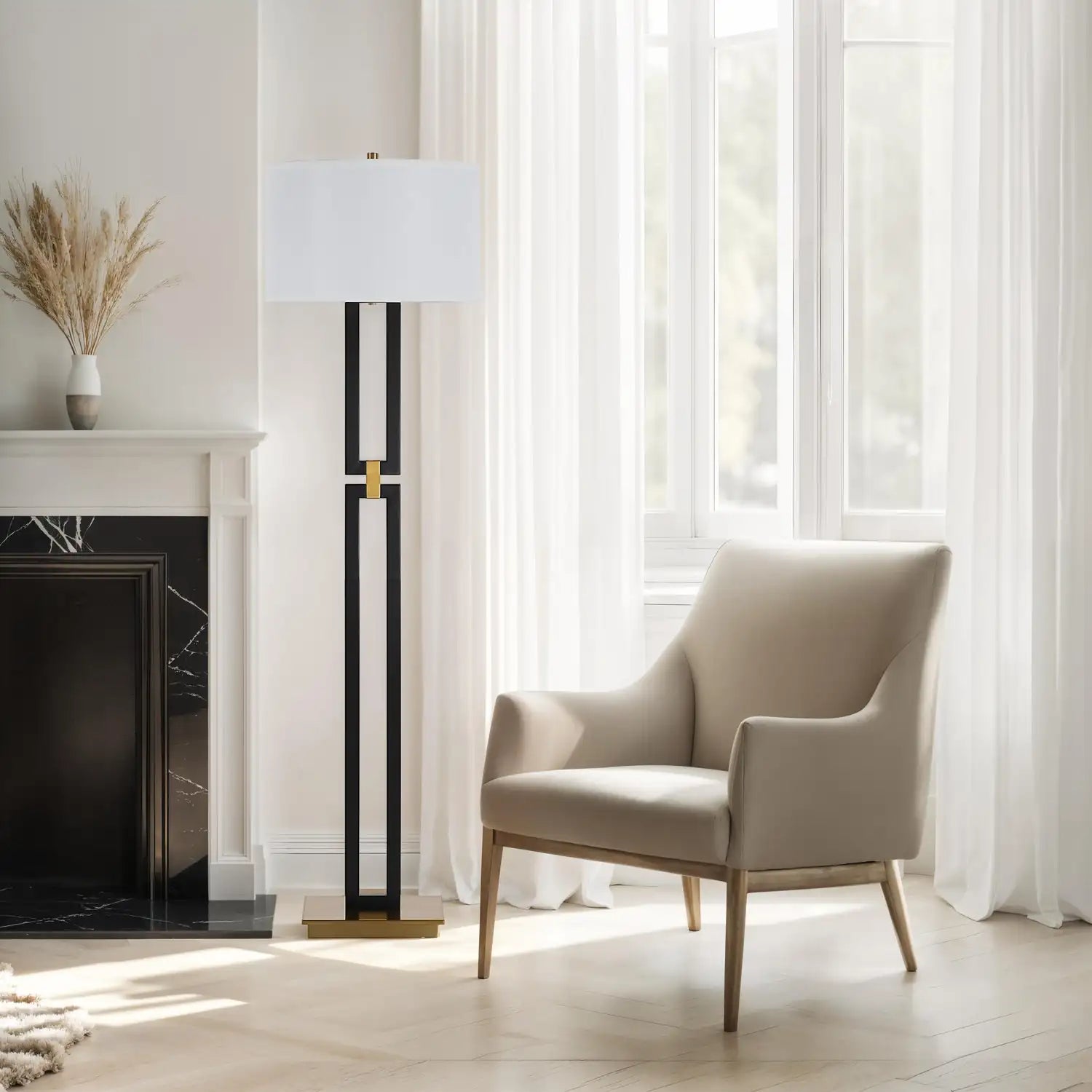 RENWIL, THEO FLOOR LAMP, FLOOR LAMP