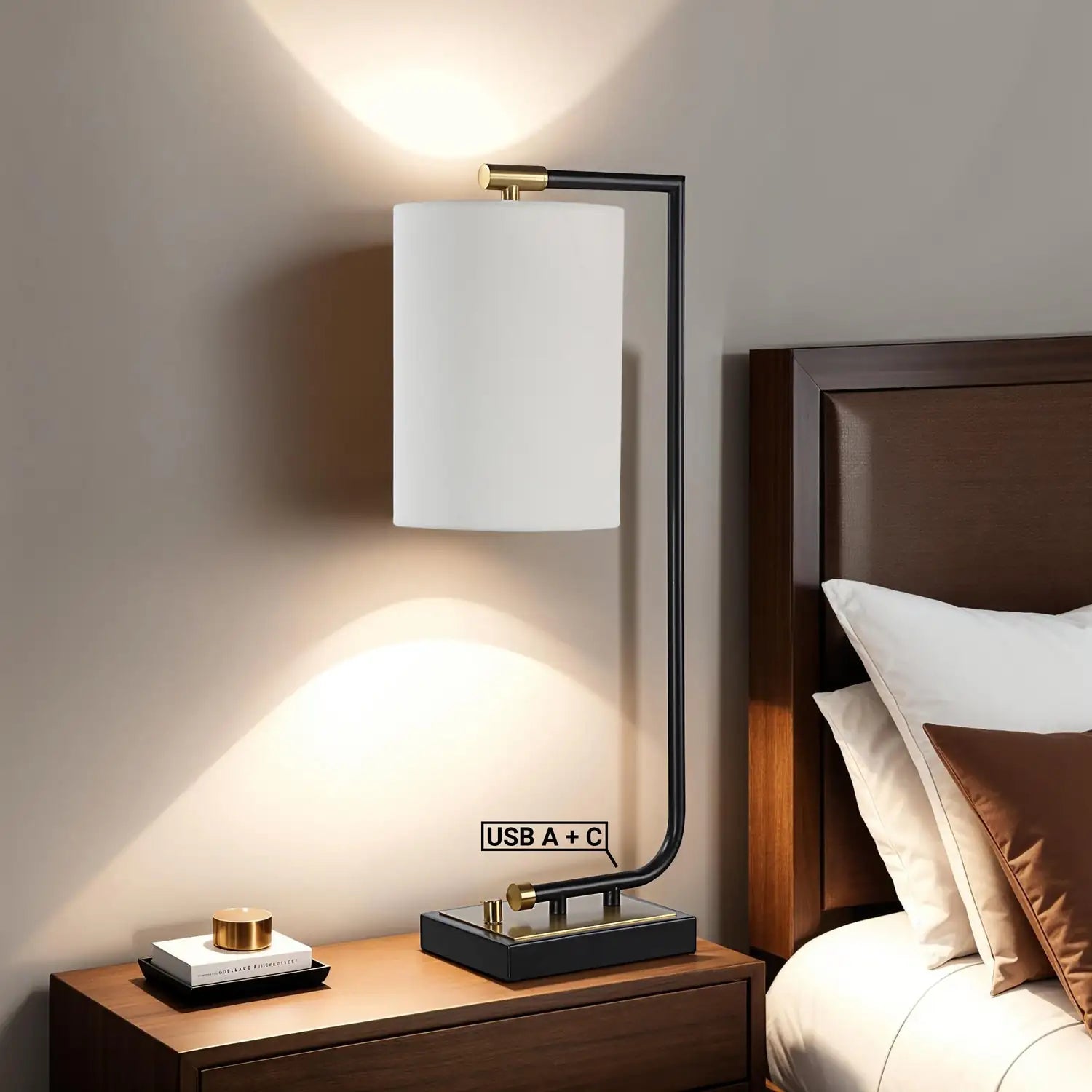RENWIL, PERLATO TABLE LAMP, TABLE LAMPS