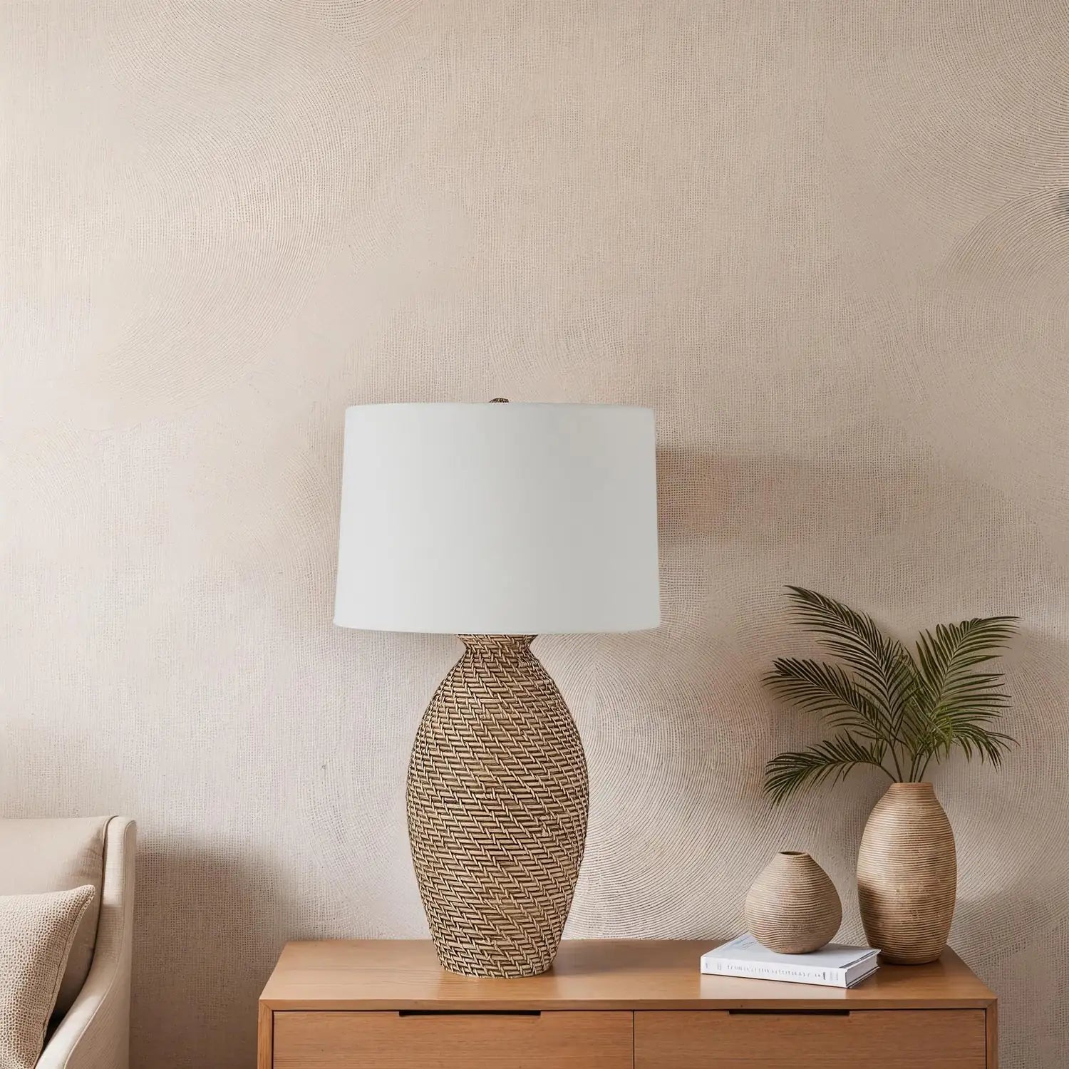 RENWIL, SANTAL TABLE LAMP, TABLE LAMPS