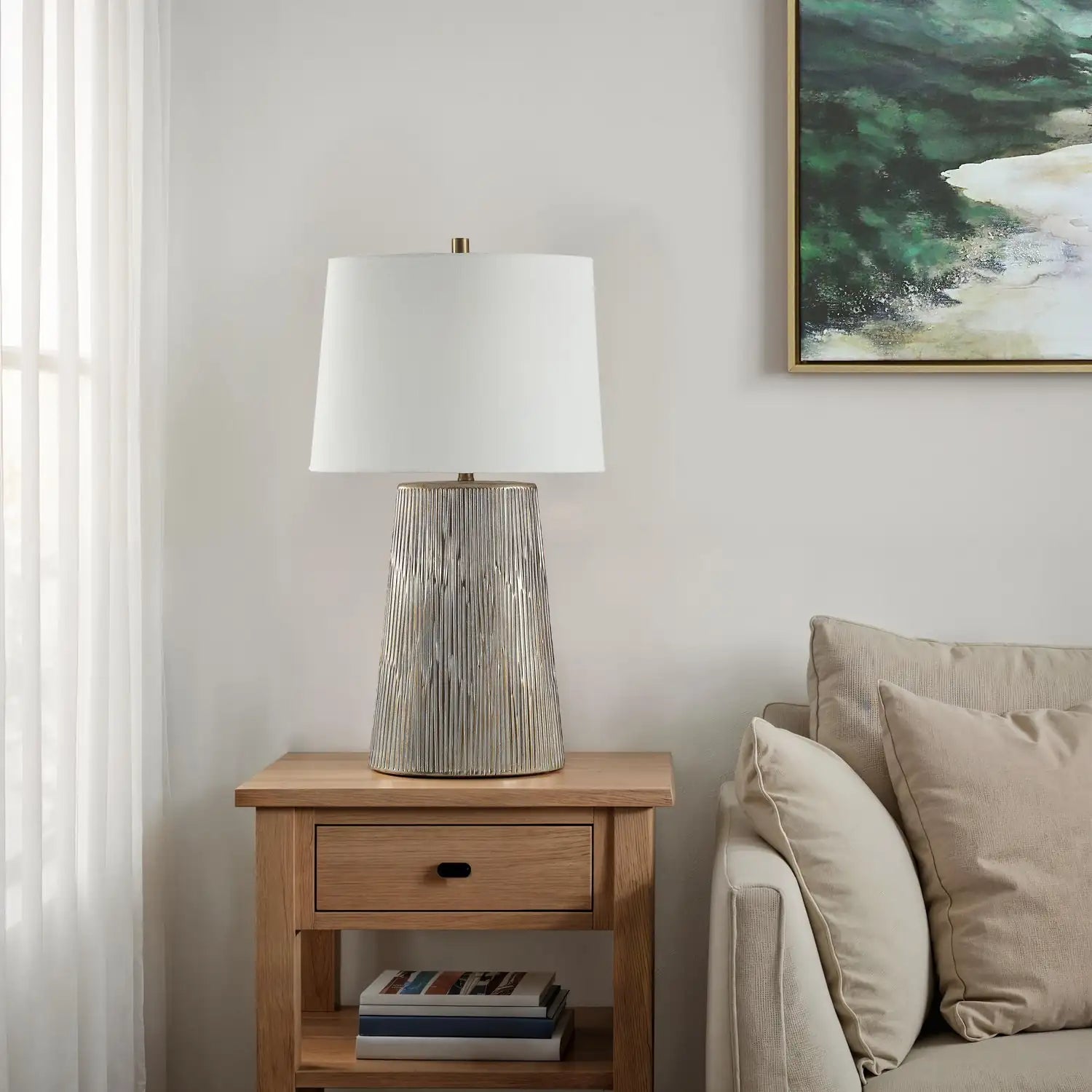 RENWIL, CALMA TABLE LAMP, TABLE LAMPS
