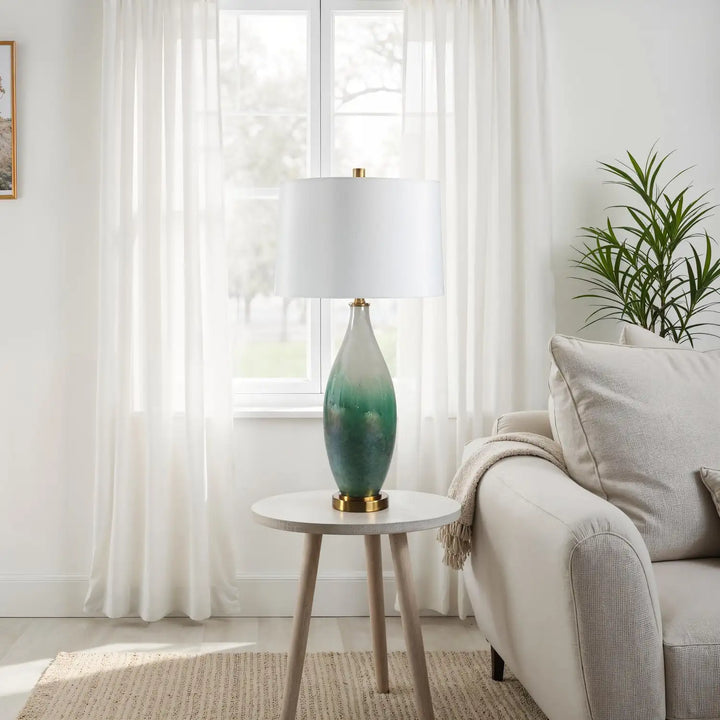 RENWIL, WAVE TABLE LAMP, TABLE LAMPS