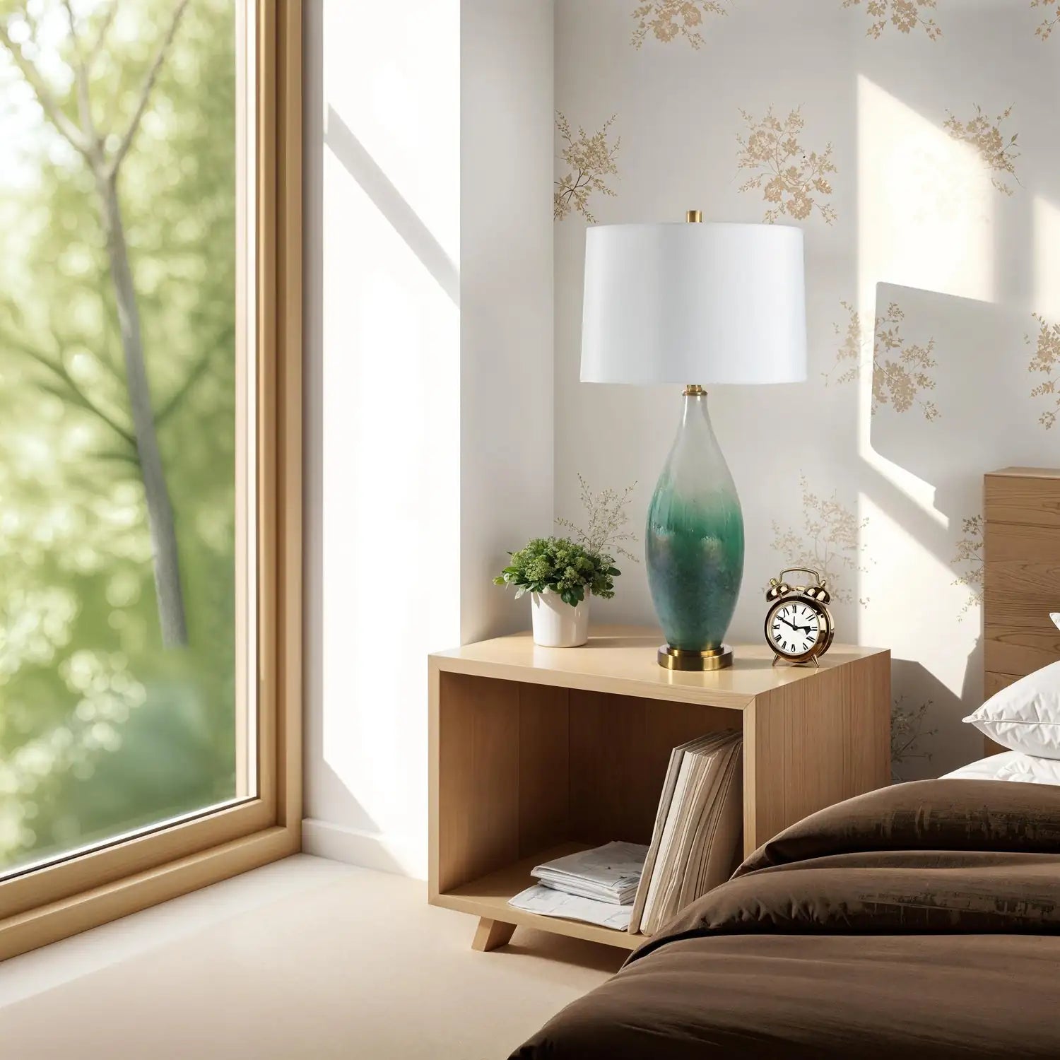 RENWIL, WAVE TABLE LAMP, TABLE LAMPS