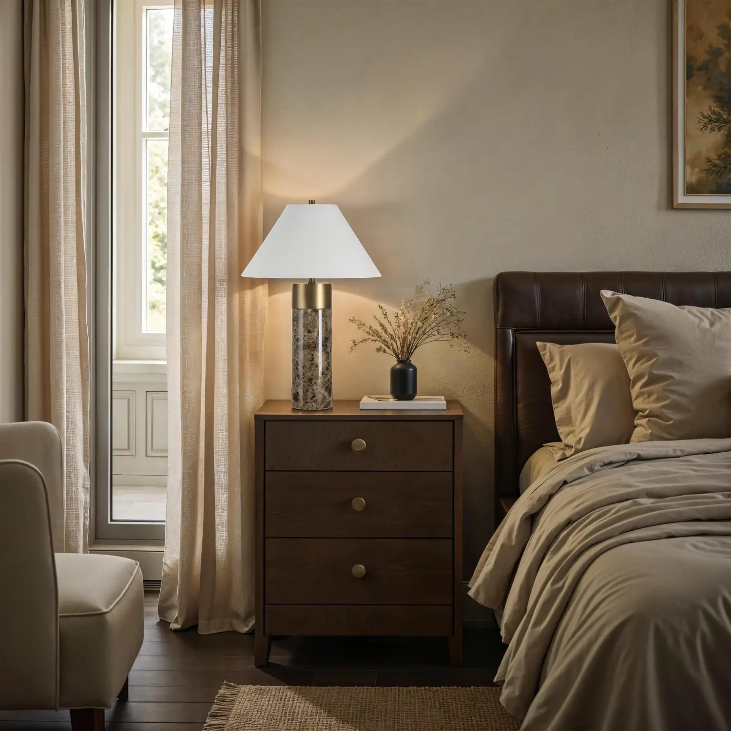 RENWIL, ARIA TABLE LAMPS, TABLE LAMPS