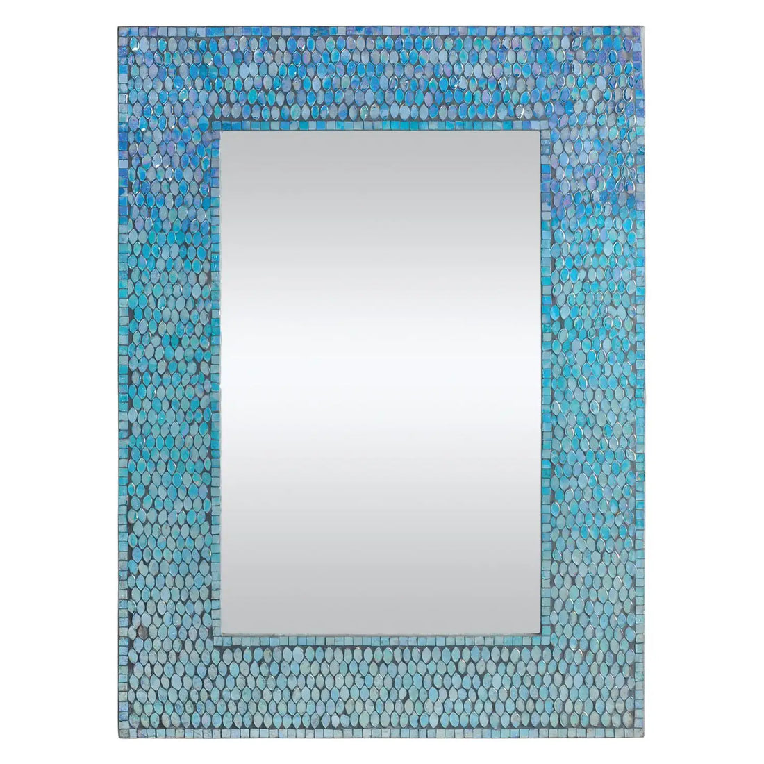 RENWIL CATARINA RECTANGLE WALL MIRROR BLUE - Mirrors