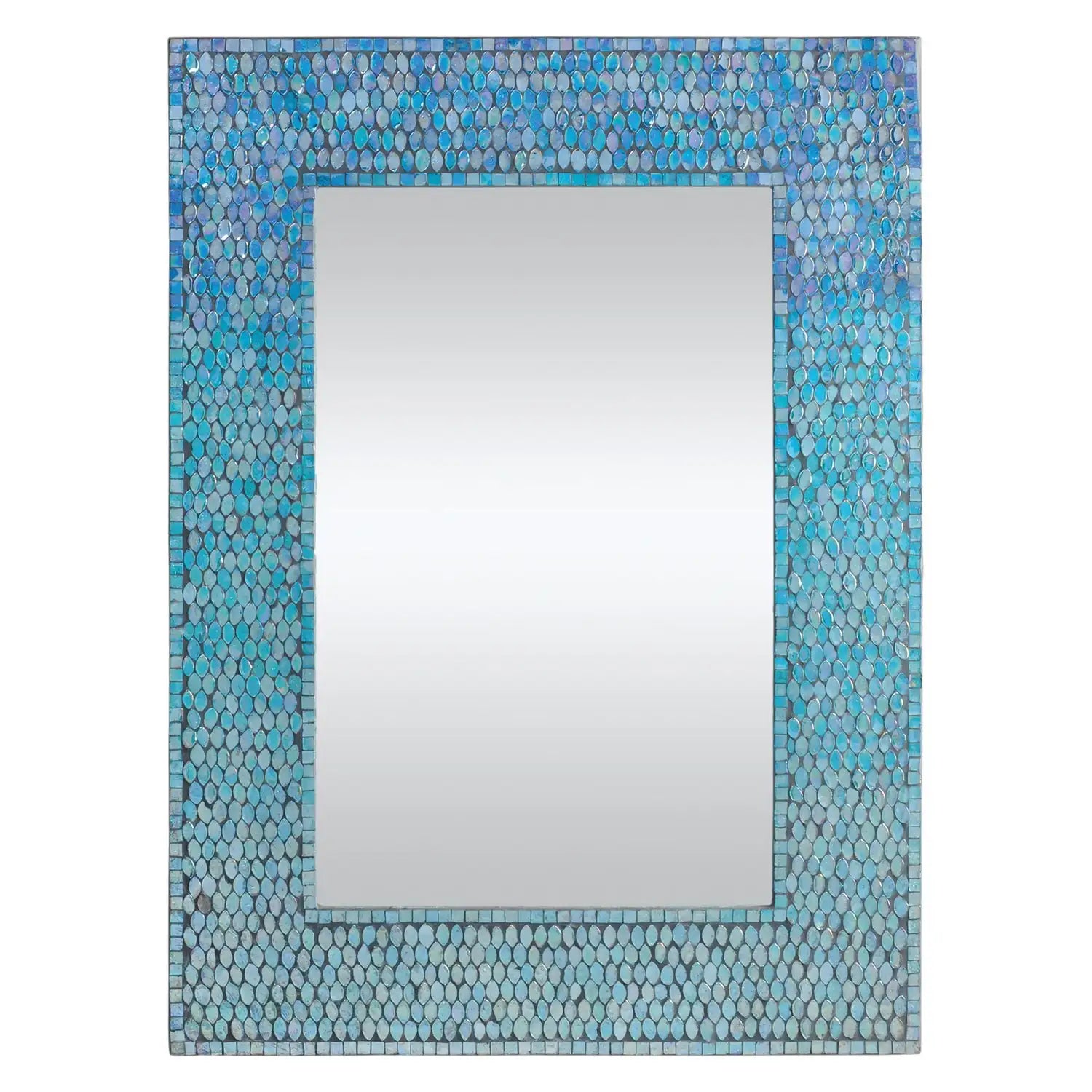 RENWIL CATARINA RECTANGLE WALL MIRROR BLUE - Mirrors