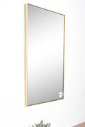 RENWIL FLORENCE RECTANGLE WALL MIRROR YELLOW - Mirrors