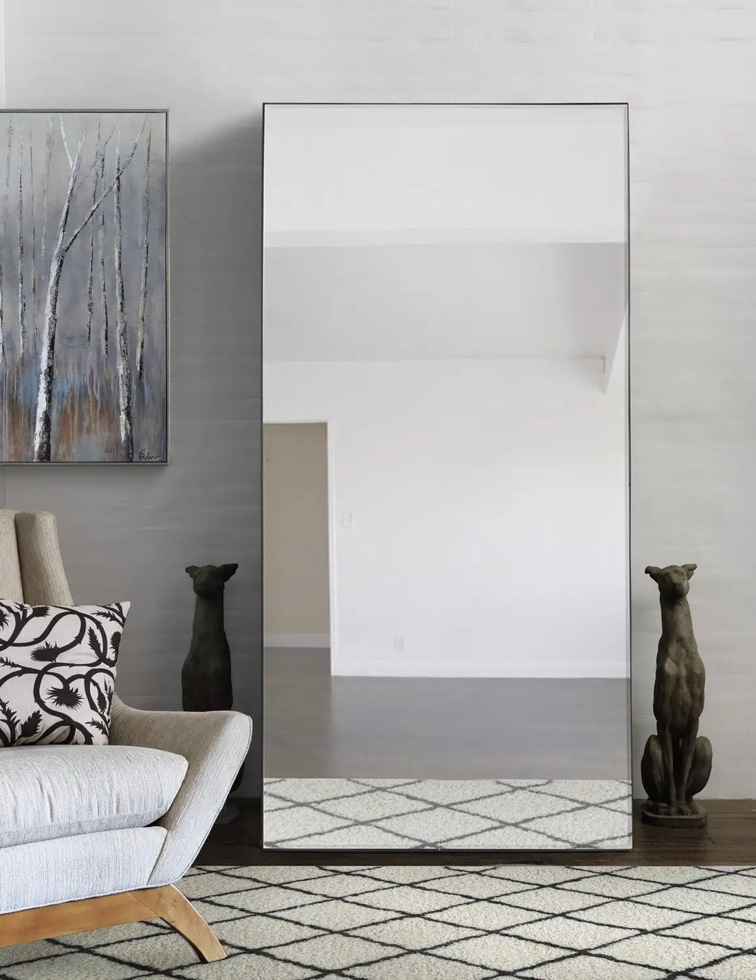 RENWIL TRILO RECTANGLE FULL LENGTH MIRROR - Mirrors
