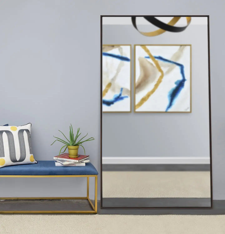 RENWIL ANJALINA RECTANGLE FULL LENGTH MIRROR - Mirrors