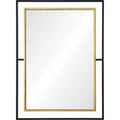 RENWIL GRAY RECTANGLE WALL MIRROR YELLOW - Mirrors