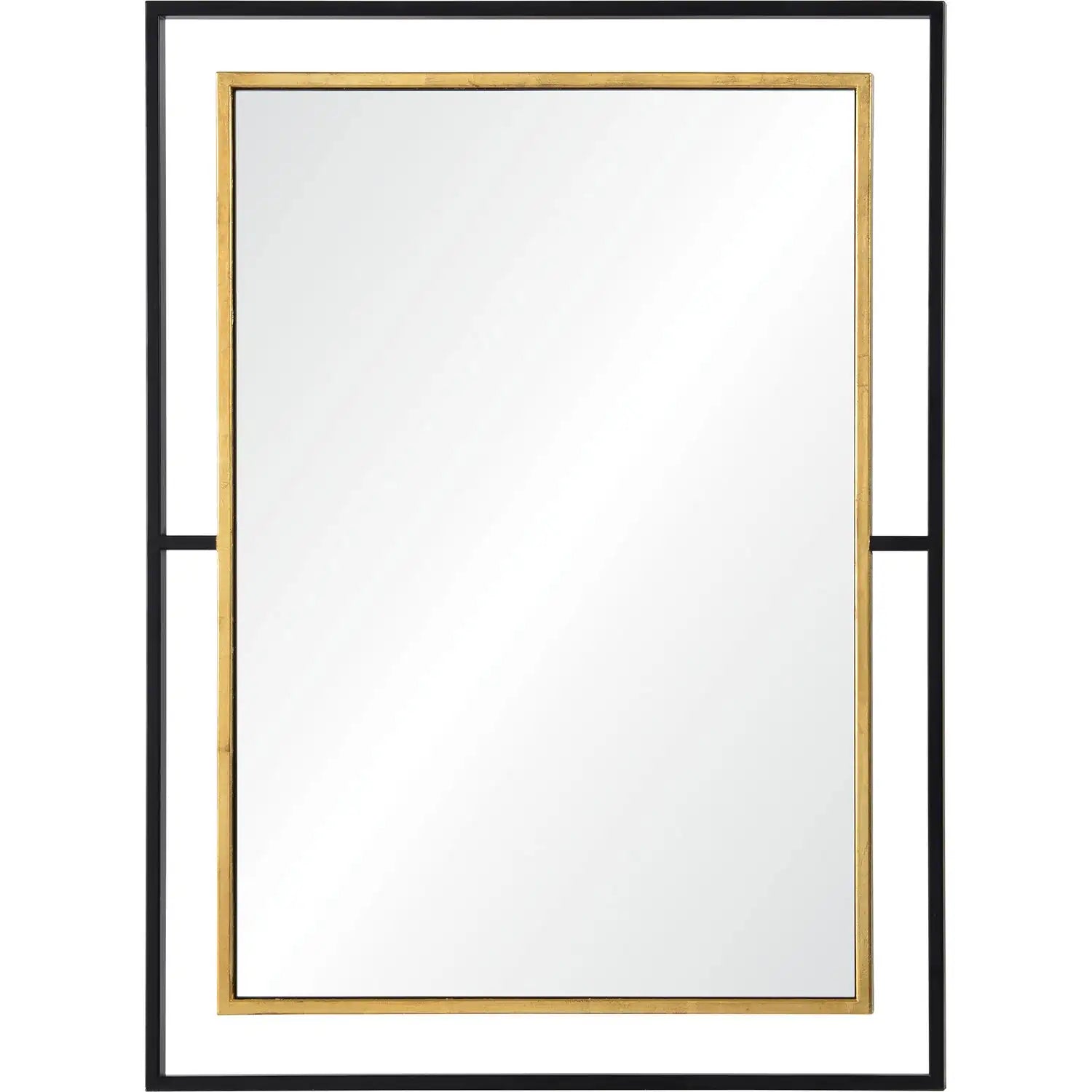 RENWIL GRAY RECTANGLE WALL MIRROR YELLOW - Mirrors