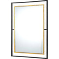 RENWIL GRAY RECTANGLE WALL MIRROR YELLOW - Mirrors